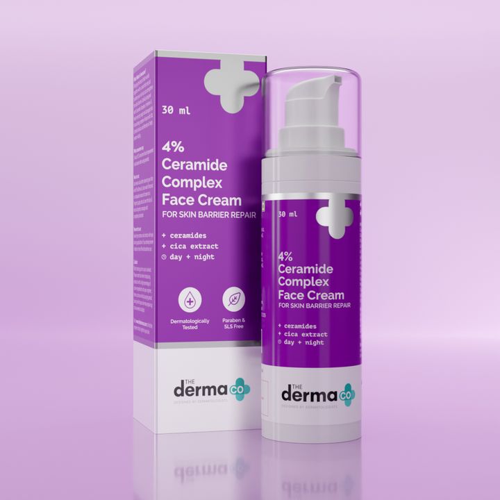 4% Ceramide Complex Face Cream with Ceramides & Cica - 30 ml